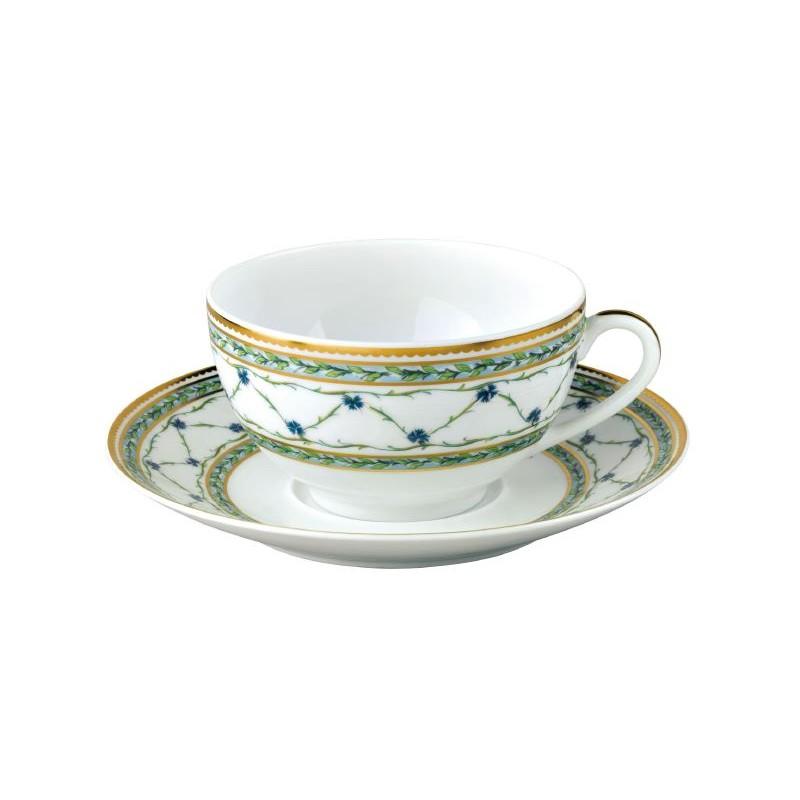 Tasse et soucoupe à déjeuner - Allée du roy