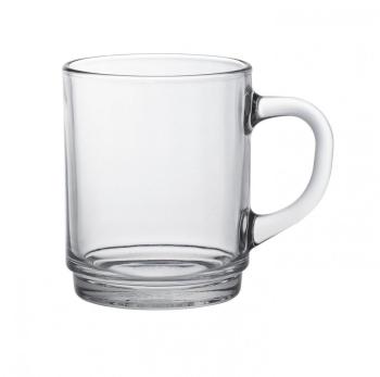 Tasse à déjeuner / Mug 26cl en verre transparent -