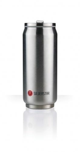 Canette isotherme Can It Gris Silverstar Brillant 500 Canette isotherme Can It Gris