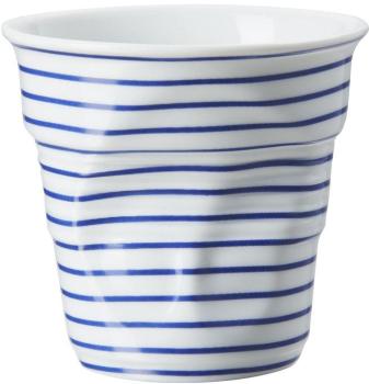 Gobelet cappuccino en porcelaine blanc rayures 18c
