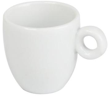 Tasse à café 6,5 cl en porcelaine blanche