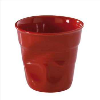 Gobelet 12 cl rouge piment - Gobelets froissés - R