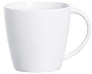 Tasse à thé café à anse 12cl en porcelaine blanche Tasse à thé café à anse 12cl