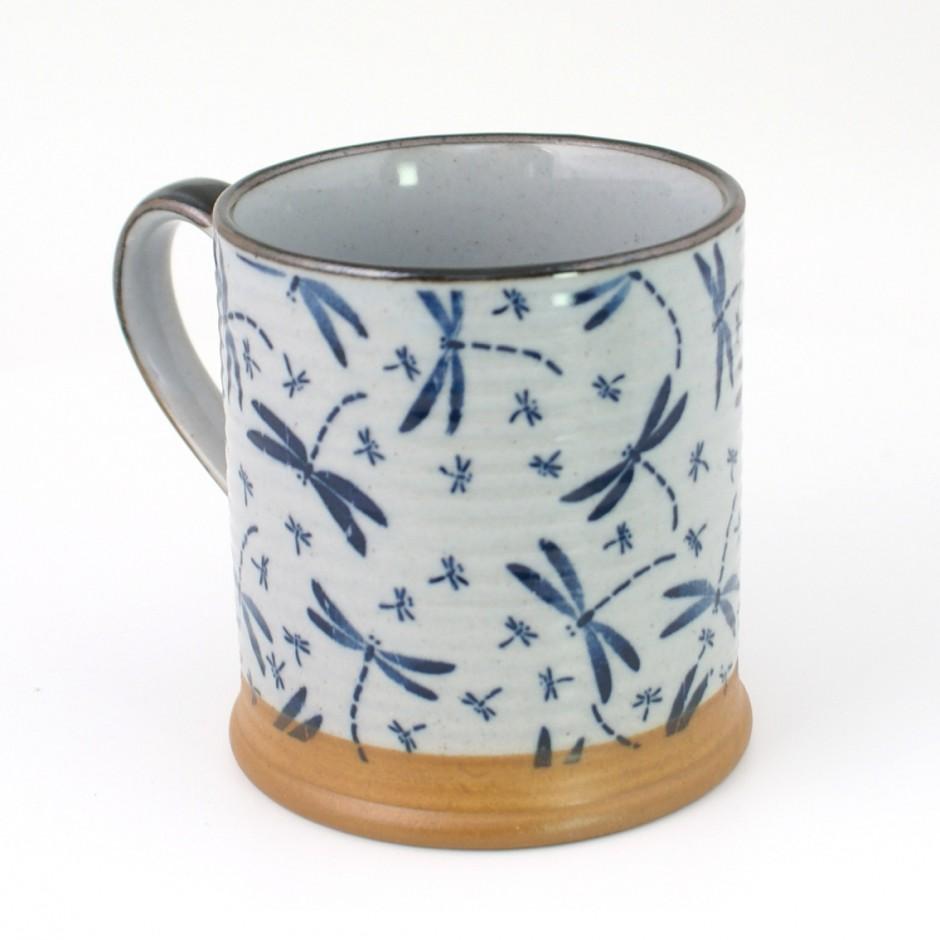 Mug japonais à thé en céramique Libellulle tombo