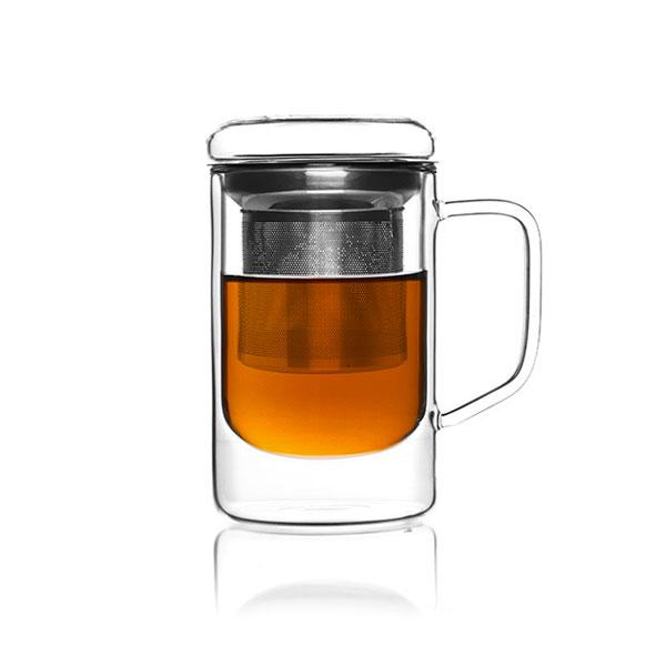 MUG INFUSEUR DOUBLE PAROI.