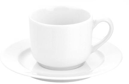 Tasse à déjeuner blanche 30cl en porcelaine - Sanc