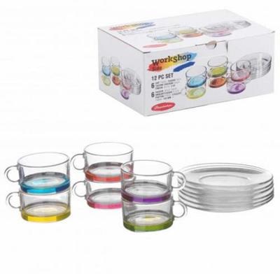 Tasse en verre 9 cl set 12 pièces - service à café