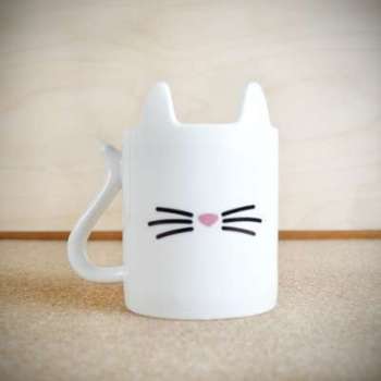 Tasse Chat Blanc