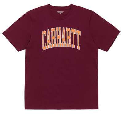 T-SHIRT CARHARTT DIVISION BORDEAUX ORANGE T-SHIRT CARHARTT DIVISION