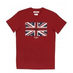 T-SHIRT BEN SHERMAN The Beatles Union Jack rouge