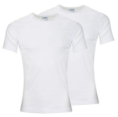 ATHENA Tee-shirts en coton BIO, lot de 2 blanc