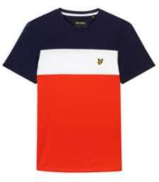 T-SHIRT LYLE SCOTT BLOCK STRIPE PAPRIKA T-SHIRT LYLE SCOTT BLOCK STRIPE
