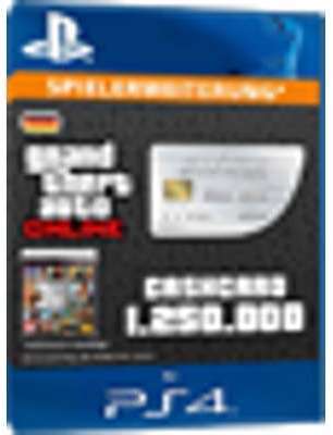 GTA Online Cash Card - 1 250 000 - Great White Shark GTA Online Cash Card - 1 250