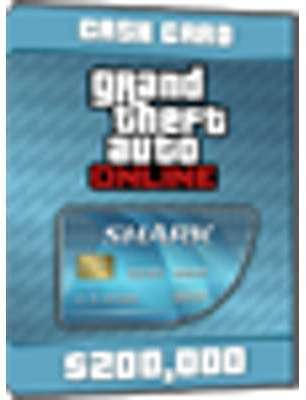 GTA Online Cash Card - 200 000 - Tiger Shark PC GTA Online Cash Card - 200