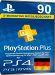 Playstation PLUS - PSN PLUS Card - 90 jours - DE