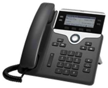 Cisco 7841 Téléphone VoIP, câble, fixation au mur,