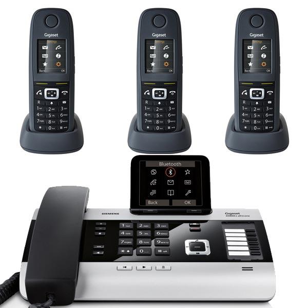 Pack Gigaset DX800A + 3 Gigaset R650H