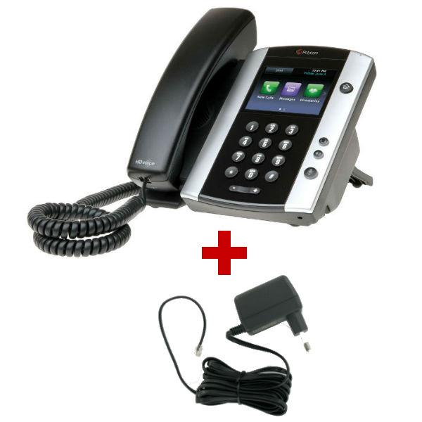 Polycom VVX 501 + Alimentation