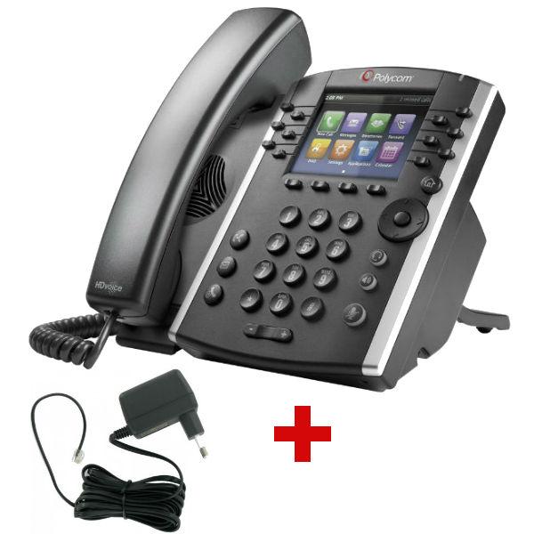 Polycom VVX 411 + Alimentation