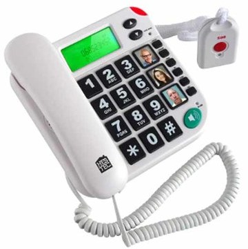 Téléphone avec télécommande SOS