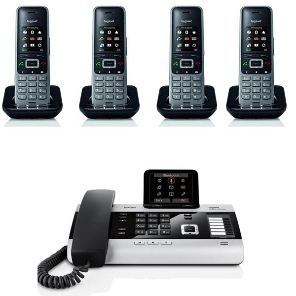 Pack Gigaset DX800A + 4 Gigaset S650H Pro