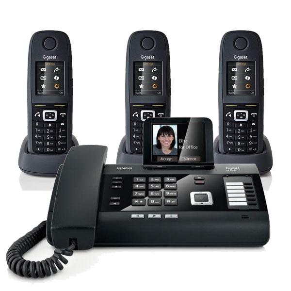 Pack Gigaset DL500A + 3 combinés R650H