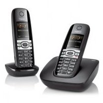 Téléphone sans fil SIEMENS GIGASET C610 Duo Noir