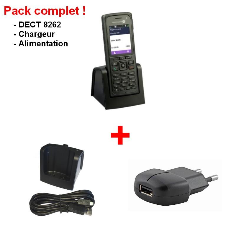 Pack complet Alcatel-Lucent 8262 avec chargeur et