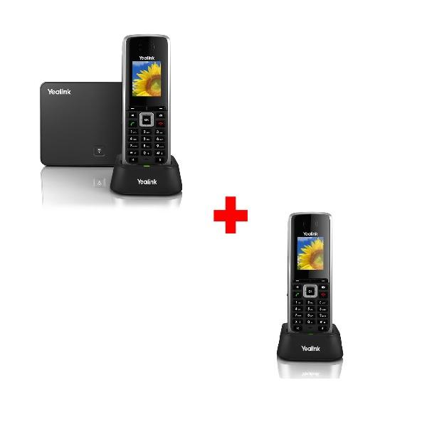 Pack Duo : Yealink W52P + 1 combiné supplémentaire