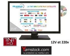 Télévision TV HD + DVD 22 + démo satellite FRANSA