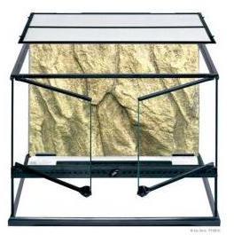Exo Terra Terrarium en verre, moyen, très haut