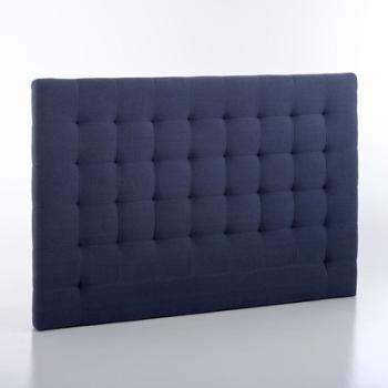 Tête de lit capitonnée lin lavé, H120 cm, Selve -