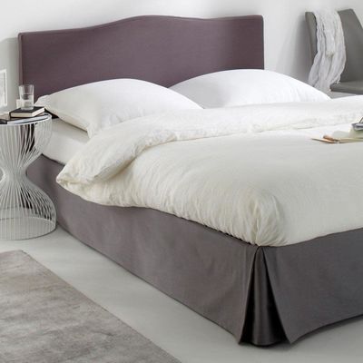 Housse de tête de lit pur coton, forme Louis XV -