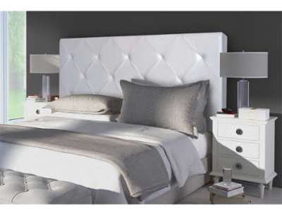 Tête de Lit Luxe Blanc 160 x 60 cm Tête de Lit Luxe Blanc 160