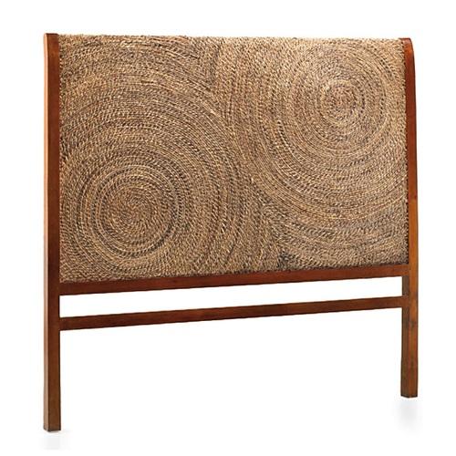 Tête de lit Circle 160 cm en bananier tressé Tanjo