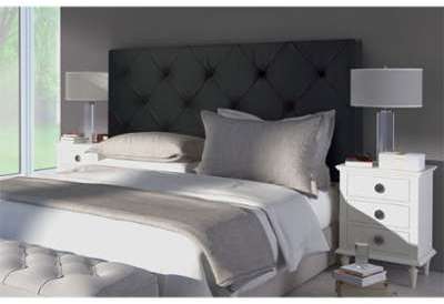 Tête de Lit Luxe Noir 160 x 60 cm Tête de Lit Luxe Noir 160