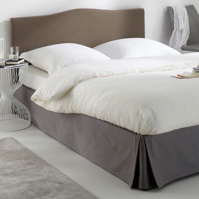 Housse de tête de lit pur coton, forme Louis XV -