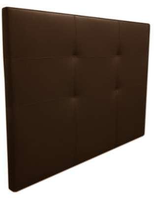Tête de lit simili cuir marron chocolat 160 cm - P