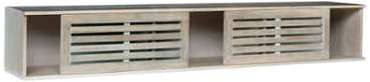Niches de rangement en acacia massif pour lit Gaia Niches de rangement en acacia