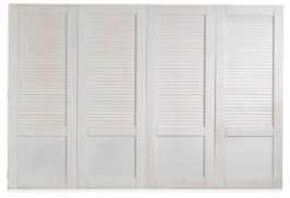 Tête de lit blanche en pin brossé pour lit L140cm et Tête de lit blanche en pin