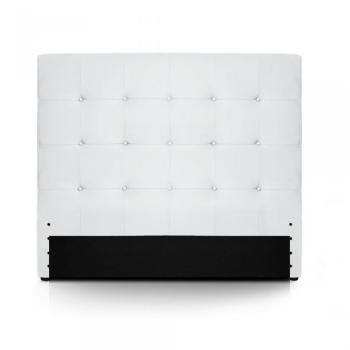 Tête de lit capitonnée Premium 140cm Blanc