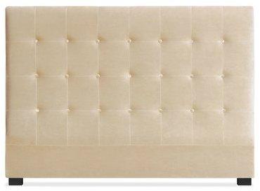 Tête de lit Luxor 160cm Velours Beige