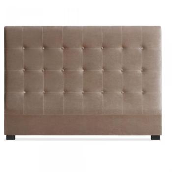 Tête de lit Luxor 160cm Velours Taupe Tête de lit Luxor 160cm Velours