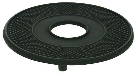 Dessous de théière rond 13.5cm en fonte noire - A