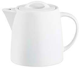 Théière 40cl empilable blanche en porcelaine - Olea Théière 40cl empilable blanche