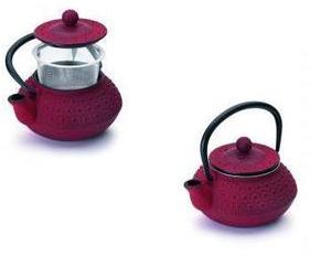 IBILI 622603 Théière en fonte Rouge Cerise inducti