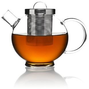 THÉIÈRE RONDE EN VERRE 0,5L.