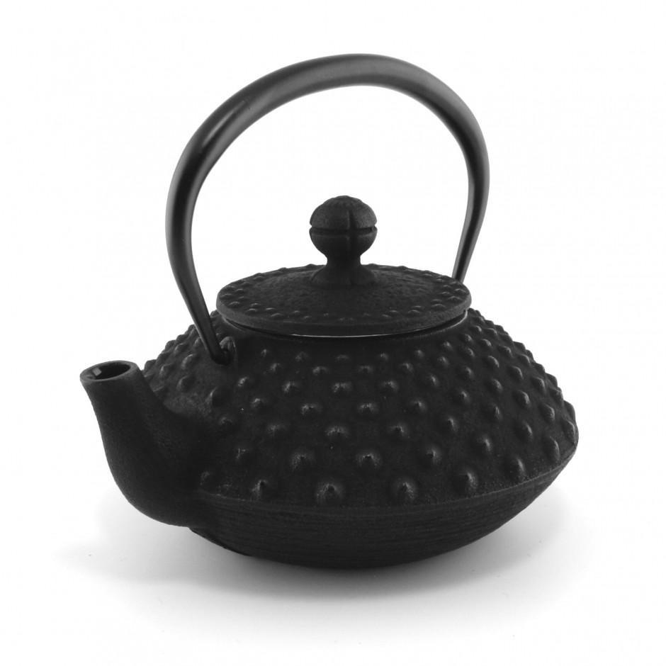 Petite théière noire japonaise en fonte. Kambin 0.