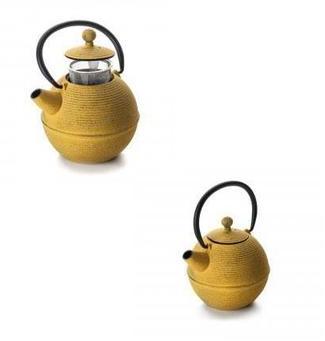 IBILI 622007 Théière en Fonte Jaune 700 ML - Théiè