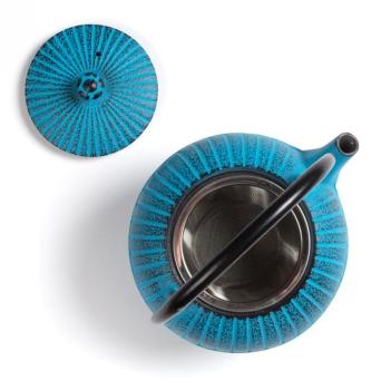 Théière fonte chakatake 0,55l bleue